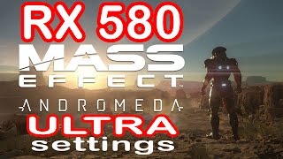 Mass Effect Andromeda  Radeon RX580 Gameplay Test Ultra Settings 1080p [upl. by Yllet]