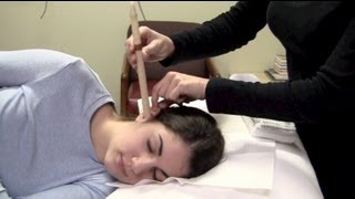 Do Ear Candles Remove Earwax Fact or Fiction Ear Candling [upl. by Ahsinyt]