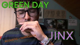 Green Day  Jinx  Acoustic  Cajon  Harmonica cover [upl. by Hanyaz]