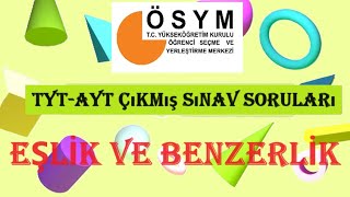 16ÜÇGENDE EŞLİK VE BENZERLİK TYT AYT ÇIKMIŞ SINAV SORULARI [upl. by Grimaud]