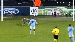 Mario Balotelli Penal Manchester City Vs Borussia Dortmund 1 1 [upl. by Etteneg]