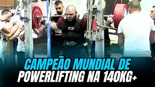 LADISLAV KASPAR Campeão Mundial de Powerlifting pela GPC [upl. by Ayifas40]