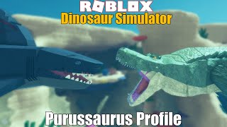 Dinosaur Profile  Purussaurus  ROBLOX Dinosaur Simulator [upl. by Hertz]