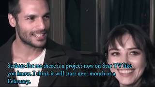 Christmas interview 2017 Ozge Gurel and Serkan Cayoglu [upl. by Nady627]