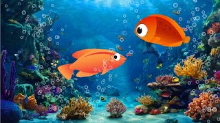 Lullaby for Babies to go to Sleep 🐟Baby Sleep Music🐟Soothing Fishes🐟Fish Animation fishlullaby 43 [upl. by Euqinom913]