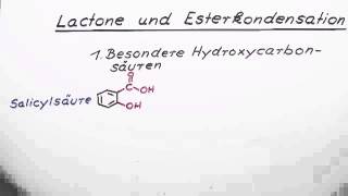 Lactone und Esterkondensation  Chemie  Organische Chemie [upl. by Relyk]