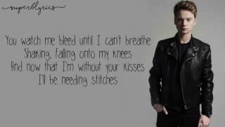 Conor Maynard Cover  Stitches Lyrics [upl. by Eenerb]