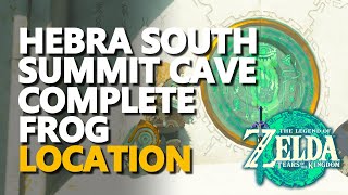 Hebra South Summit Cave Complete Frog Location Zelda Tears of the Kingdom [upl. by Alyda885]