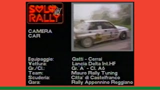 Cameracar GattiCerrai Lancia Delta Hf by Nocentini Rally Appennino Reggiano 1992 [upl. by Swanson]