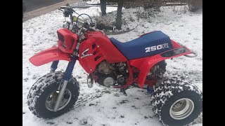 1985 ATC 250R Build Up Completed [upl. by Winwaloe]