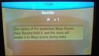 Pokemon X and Y Mega Stone Location Banettite Get MEGABanette [upl. by Shara]