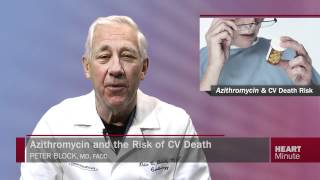 Heart Minute  Azithromycin and the Risk of CV Death [upl. by Aivul283]