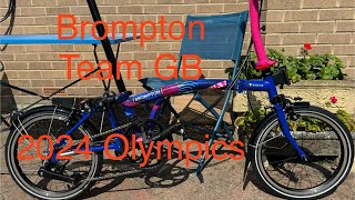 Brompton PLine Team GB 2024 Olympic Edition Unboxing Overview And First Ride [upl. by Ahsinal]