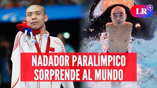 Nadador chino es la estrella de los Juegos Paralímpicos de París 2024  LR [upl. by Whitby]