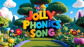 Jolly Phonics Song with Lyrics  Letter Sounds A to Z  ABC Phonics Song [upl. by Yddet383]