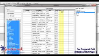PracticeWeb Quick Start Entering Fee Schedules [upl. by Leribag563]