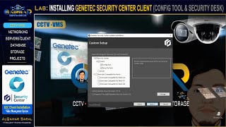 Genetec Lab  INSTALLING GENETEC SECURITY CENTER v59 CLIENT [upl. by Ogait]