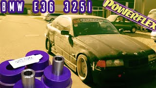 Bmw e36 325i  Subframe Bushings [upl. by Ahcilef]