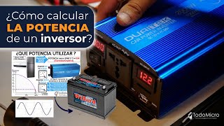 Cómo calcular la batería y potencia de tu INVERSOR ⚡ ¿Sirve para mi heladera [upl. by Asiel]