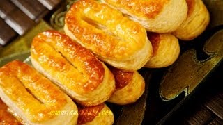 Zaban or shirini e zaban puff pastry recipe [upl. by Noakes]