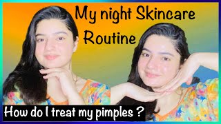 My Night Time Skincare Routine  Glowy Skin [upl. by Akiv372]