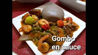 Cuisine béninoise  Gombo royal en sauce Saveurs du Bénin [upl. by Ennaehr]