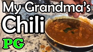 CHILI My Grandma Dennison’s famous recipe Ralliegh’s Recipes Ep 3 [upl. by Mathur265]