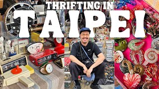 Taiwan Travel Vlog 2024 🇹🇼 Thrifting at Taipeis Biggest Flea Market Fuhe Bridge Secondhand Finds [upl. by Idyak]