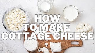 How to make cottage cheese  Kaip pasigaminti naminę varškę [upl. by Eelan]