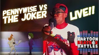 Pennywise VS The Joker  Cartoon Beatbox Battles Live [upl. by Kong]