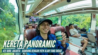 JAKARTA  BANDUNG NAIK KA PANGANDARAN KELAS PANORAMIC  Serasa Naik Kereta Terbang [upl. by Rattray]