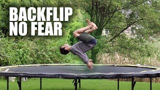 Learn Backflip On A Trampoline ASAP  Method 2 [upl. by Brigg676]