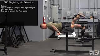 GHD Single Leg Hip Extension [upl. by Timmi]