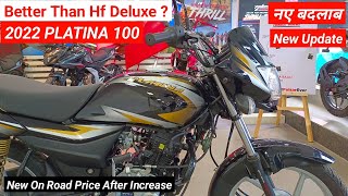 2022 New Bajaj Platina 100 Comfortec Review  On Road Price Changes Mileage  bajaj platina [upl. by Addia241]