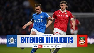 Stockport County vs Wrexham Extended Highlights  EFL League One  CBS Sports Golazo [upl. by Einalam]