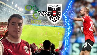 ÖSTERREICH🇦🇹 gegen SLOWENIEN🇸🇮  Nation Leauge  Punkteverlust in Lubjana  Stadionvlog  Alexice99 [upl. by Waki64]