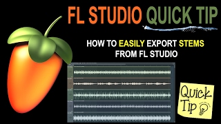 How To Export Stems From FL Studio Split mixer tracks [upl. by Nedle306]