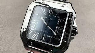 Cartier Santos De Cartier Large Model WSSA0030 Cartier Watch Review [upl. by Cleveland573]