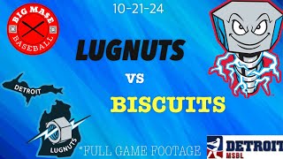 LUGNUTS VS BISCUITS  FALL BALL DETROIT MSBL  FULL GAME FOOTAGE [upl. by Leizo]