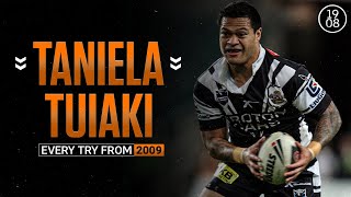 The try scoring tank  Every Taniela Tuiaki try from 2009  NRL Throwback [upl. by Swords]