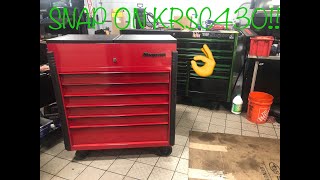 MY NEW SNAP ON KRSC430 TOOL CART [upl. by Shaw]