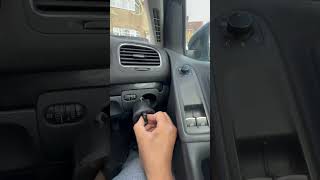 Volkswagen Golf Mk6 headlight switch removal  how to  tutorial tutorial volkswagen [upl. by Phaidra]