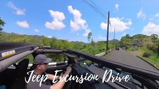 Jeep Excursion Grenada  Free Drive [upl. by Aynosal]