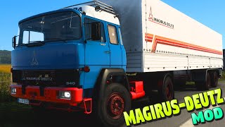 MAGIRUS DEUTZ TRANSEUROPA MEGAPACK V32 Truck Mod ETS 2 Gameplay 4K [upl. by Milurd]