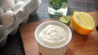 মেয়োনিজ  Mayonnaise Recipe Bangla  Home Made Mayonnaise  How To Make Mayonnaise [upl. by Maybelle]