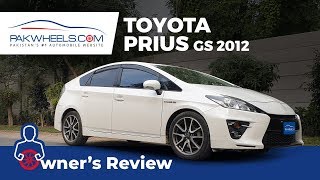 Toyota Prius GS Sport 2012 Owners Review Price Specs amp Features  PakWheels [upl. by Cattima618]