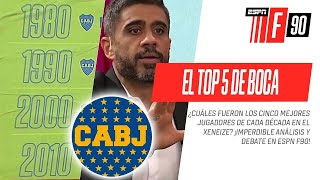 ¡Estos son los CINCO mejores jugadores de Boca DE CADA DÉCADA [upl. by Jairia]