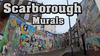 Scarborough  Blands Cliff Murals miniwalk [upl. by Cadal]