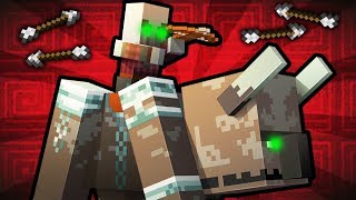 How Pillagers Tame Ravagers  Minecraft [upl. by Aronael]