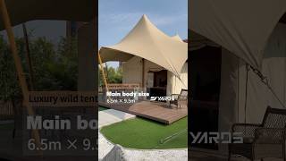 Bring everyone a luxury safari tent modelGR24luxurysafaritent tent factory exhibition original [upl. by Korrie708]